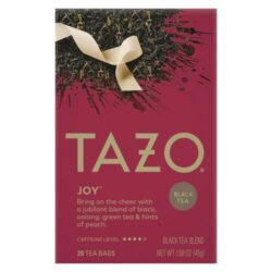 Chá Preto Tazo Joy™ - 20 Sachês (27g) - Revigorante e Aromático