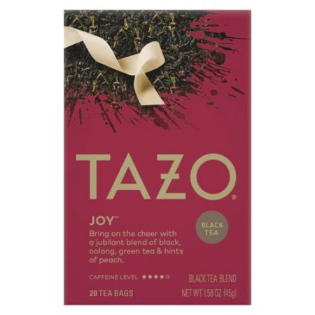 Chá Preto Tazo Joy™ – 20 Sachês (27g) – Revigorante e Aromático — foto 1