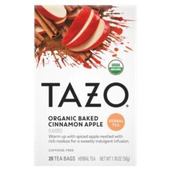 Chá de Ervas Orgânico Tazo Baked Cinnamon Apple - 20 Saquinhos (Aprox. 40g)