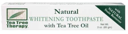 Tea Tree Therapy Natural Whitening Toothpaste -- 3 oz