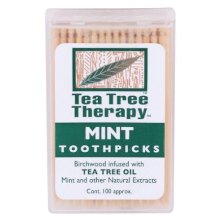 Tea Tree Therapy Toothpicks Mint -- 100 Toothpicks