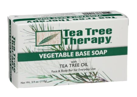 Tea Tree Therapy Vegetable Base Soap with Tea Tree Oil -- 3.5 oz