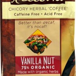Teeccino Chicória Café Descafeinado Vanilla Nut 312g - Alternativa Saudável ao Café