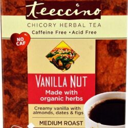 Teeccino Chicória Chai Vanilla Nut - Chá Herbal Delicioso e Saudável - 10 Sachês