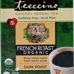 Chá de Ervas Teeccino Chicória Orgânica French Dark Roast - 10 Sachês