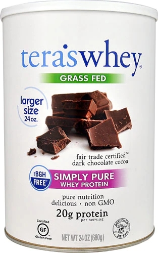 Whey Protein Tera's Dark Chocolate Cocoa 680g - Puro e Natural para Performance Máxima
