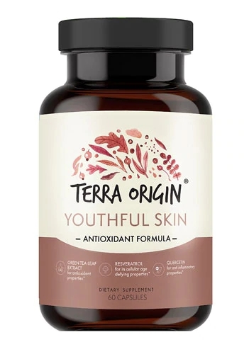 Terra Origin Youthful Skin Antioxidant Formula - 60 Cápsulas: Revitalize Sua Pele