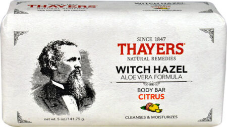 Thayers Witch Hazel Aloe Vera Formula Body Bar Citrus -- 5 oz