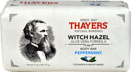 Thayers Witch Hazel Aloe Vera Formula Body Bar Peppermint -- 5 oz