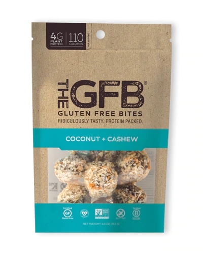 The Gluten Free Bar Gluten Free Bites™ Coco e Castanha de Caju Crocante - 113g