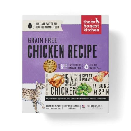 The Honest Kitchen Grain Free Dehydrated Adult Cat Food Chicken Recipe -- 2 lbs