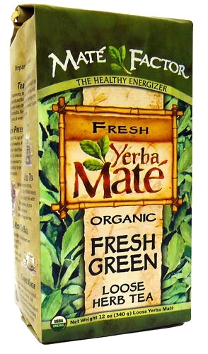 Chá de Erva Mate Verde Fresca Original The Mate Factor - 340g (12 oz)