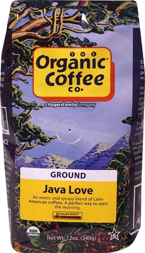 Café Moído Orgânico The Organic Coffee Co. Java Love Regular Roast - 340g