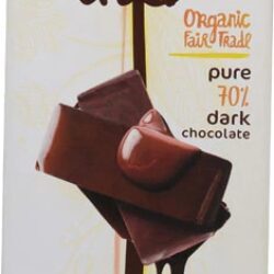 Theo Chocolate Chocolate Amargo Orgânico 70% Cacau, Sem Sabor - Barra 85g | Puro Prazer e Bem-Estar