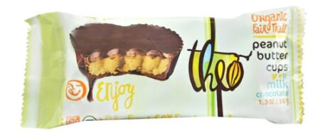 Theo Chocolate Peanut Butter Cups Milk Chocolate -- 1.3 oz