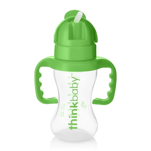 Garrafa com Canudo Thinkbaby Thinkster Verde Claro – 236ml: Saúde e Segurança para seu Filho