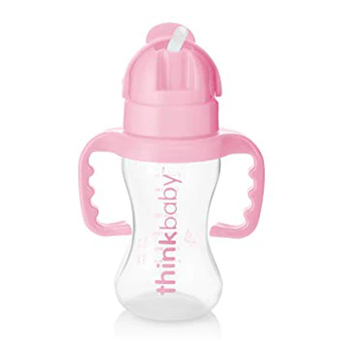 Garrafa Infantil Thinkbaby Thinkster Rosa 295ml - Livre de BPA e Tóxicos