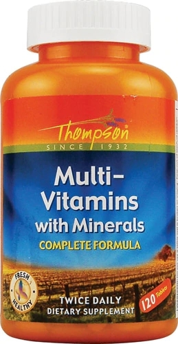 Thompson Multi-Vitamin com Minerais - 120 Comprimidos: Sua Dose Diária de Vitalidade