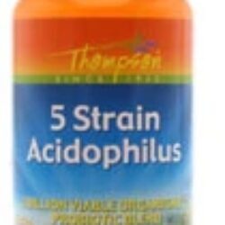 Thompson Nutritional Acidophilus 5 Cepas - 60 Cápsulas com 3 Bilhões de Probióticos