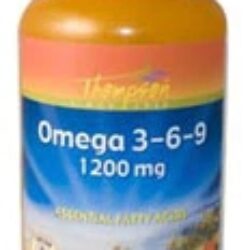 Thompson Omega 3-6-9 1200 mg - 120 Cápsulas: Saúde Cardiovascular e Bem-Estar Completo