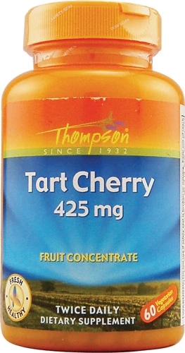 Thompson Tart Cherry 60 Cápsulas Vegetarianas: Saúde e Bem-Estar Natural