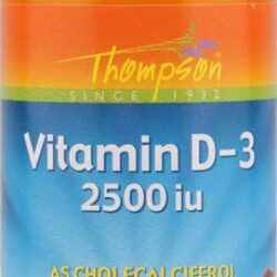 Thompson Vitamina D3 Limão 2500 UI - 90 Pastilhas Mastigáveis | Saúde Óssea e Imunidade