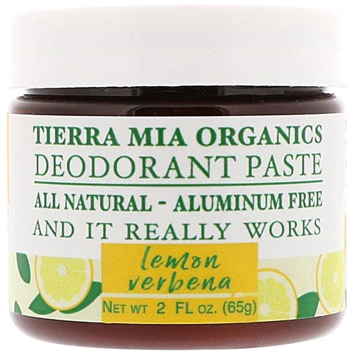Desodorante Natural em Pasta Tierra Mia Organics Verbena Limão 59ml | Vegano e Orgânico