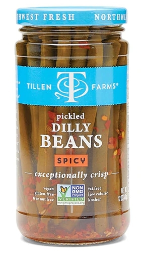 Picles de Pepino Dilly Picante Tillen Farms - 340g: Crocância e Sabor Excepcional