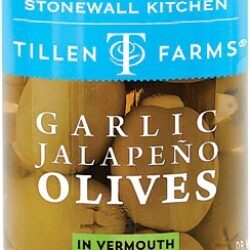 Azeitonas Tillen Farms Garlic Jalapeno em Vermute - 340g: Explosão de Sabor e Bem-Estar