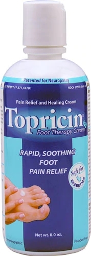 Topricin Creme Terapia para Pés 227g: Alívio Natural da Dor e Recuperação