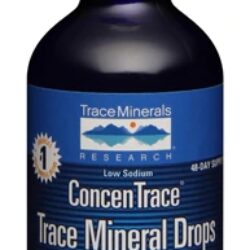 Trace Minerals ConcenTrace® Gotas de Minerais de Baixo Sódio - 118ml
