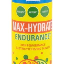 Trace Minerals Research Max-Hydrate Endurance+ 10 Comprimidos Efervescentes Sabor Cítrico - Hidratação e Energia