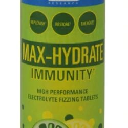 Trace Minerals Research Max-Hydrate Immunity+ Limão-Lima 10 Comprimidos Efervescentes - Reabasteça e Fortaleça