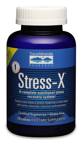 Trace Minerals Research Stress-X 120 Tablets: Sua Fórmula Completa para Alívio do Estresse