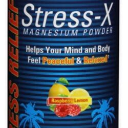 Trace Minerals Research Stress-X Magnésio em Pó Sabor Framboesa Limão - 240g