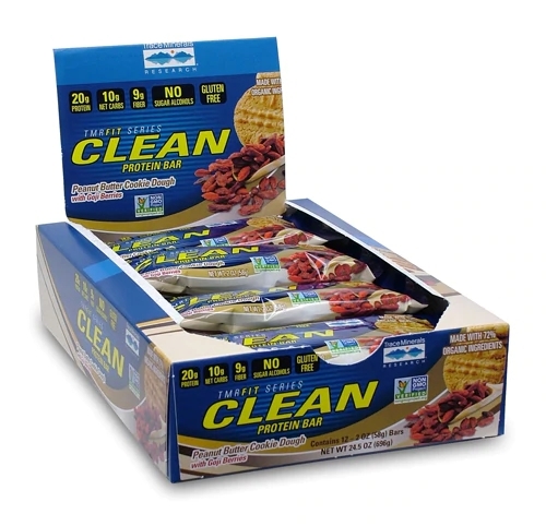 Barra de Proteína TMRFIT CLEAN Peanut Butter Cookie Dough - 12 Barras (Aprox. 720g)