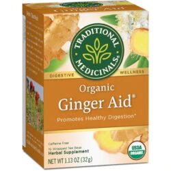 Chá Orgânico Traditional Medicinals Ginger Aid® - 16 Sachês (Aprox. 27g)