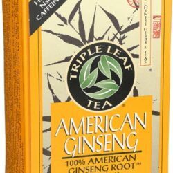 Chá de Ginseng Americano Triple Leaf - 20 Sachês (Aprox. 35g) | Energia e Bem-Estar
