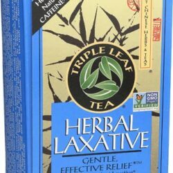 Chá Laxante Herbal Triple Leaf Tea - 20 Sachês (Ação Suave e Natural)