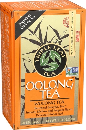Chá Oolong Triple Leaf Tea - 20 Sachês (1,8g cada) - Sabor Autêntico e Bem-Estar