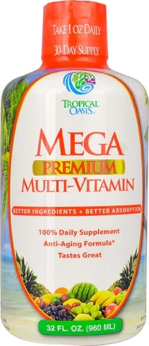 Tropical Oasis Mega Premium Multivitamínico 946ml: Sua Dose Diária de Vitalidade e Bem-Estar