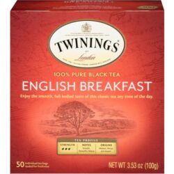 Chá Preto Twinings English Breakfast Puro - 50 Sachês de Puro Sabor e Bem-Estar