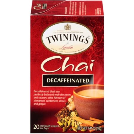 Twinings Chai Tea Decaffeinated -- 20 Tea Bags