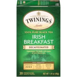 Chá Preto Descafeinado Twinings Classics Irish Breakfast - 20 Sachês (40g)