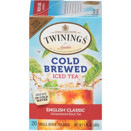 Twinings Chá Gelado Cold Brew English Classic - 20 Sachês (20g)