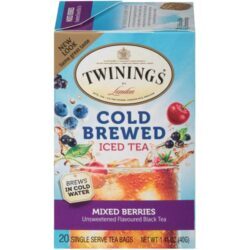 Chá Gelado Twinings Cold Brewed Mixed Berries - 20 Sachês (Aprox. 40g)