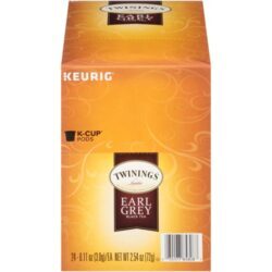 Twinings Earl Grey Chá em Cápsulas K-Cups - 24 Cápsulas (360g)