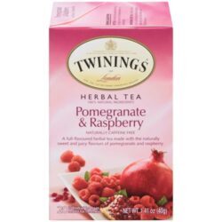 Chá de Ervas Twinings Romã e Framboesa – 20 Sachês (40g) | Sabor Refrescante e Bem-Estar