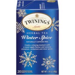 Chá de Ervas Twinings Winter Spice - 20 Sachês (Aprox. 30g) - Aroma Aconchegante e Bem-Estar