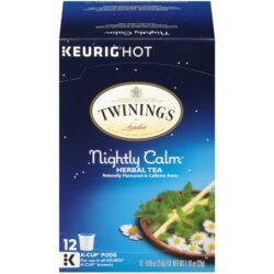 Chá Twinings Nightly Calm® Herbal - 12 Cápsulas K-Cup para Relaxamento Noturno